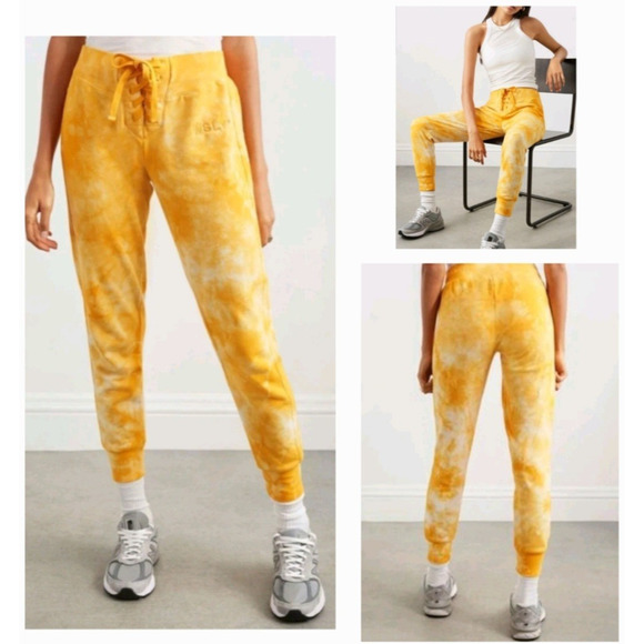WSLY BANDIER 2-pc EcoSoft tie-up jogger goop hoodie sweatpants lounge set $305 m - Picture 10 of 14